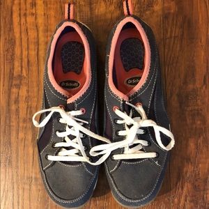Dr. Scholl’s Blue and pink sneakers